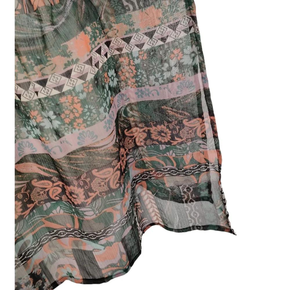 NORDSTROM Azura Sheer Split Sides Coverup EUC sz OSFM